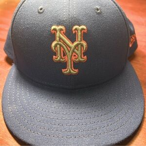 New York Mets New Era 59Fifty Low Profile Baseball Cap - Size 7 1/4